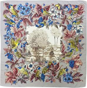 Foulard en soie personnalisé pour femme, bandana en soie, foulard imprimé en soie, foulard carré en soie, foulard de tête, foulard pour cheveux, foulard pour le cou - Product Image 1