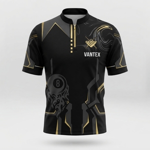 Camiseta de Polo para Hombre, con Logotipo Personalizado, Transpirable, Deportiva, Uniforme para Jugadores de Billar, Estilo Golf, Ropa Casual para Equipos - Product Image 5