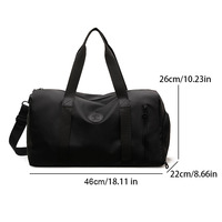 Sac de sport unisexe en polyester Oxford, grand format, imperméable, antivol, personnalisable avec logo, idéal pour le week-end, les loisirs, le fitness et les voyages