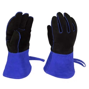 Guantes de Seguridad de Cuero Vacuno de Alta Calidad, Resistentes al Calor y las Llamas, con Protección para Soldadores - Product Image 3