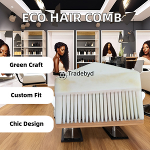 Tradebyd Bone Hair <b>Comb</b> Luxury <b>Wide</b> Tooth Hair Detangler Handmade Grooming Tool for Daily Hair Care - Product Image 3