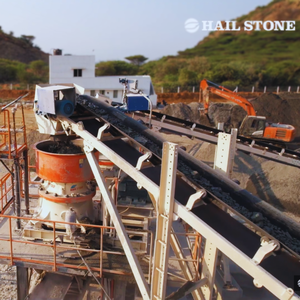 เครื่องบดกรวยอุตสาหกรรมแบบ HF พร้อมระบบปรับ CSS ด้วยระบบไฮดรอลิกและแรงบดสูง 100-500 ตันต่อชั่วโมง |   ลูกเห็บ |   ผลิตในอินเดีย - Product Image 2