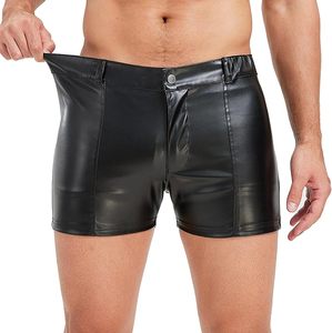 Shorts en cuir pour hommes, style vintage, légers, respirants, confortables, style streetwear, personnalisables - Product Image 4