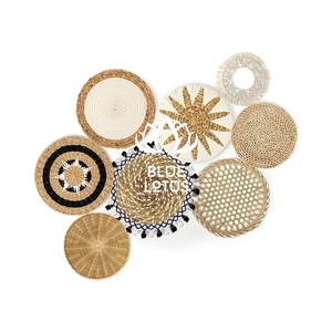 HOT SELLING Boho Wall Decor <b>Set</b> For Elegant Dining Area Remodeling And Providing Beautiful Traditional Weaving Tableware Trays - Product Image 1