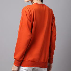 Wholesale Fashion casual Crewneck Sweatshirt Sport Cotton polyester Long Sleeved Sweatshirt Women <b>Cheap</b> price OEM - Product Image 2