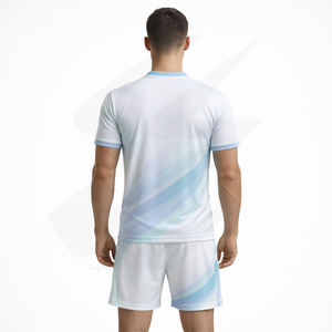 Uniforme de Fútbol al por Mayor de Fábrica, Camiseta de Fútbol de Secado Rápido, Transpirable, de Malla, Ropa Deportiva Personalizada para Equipos - Product Image 5