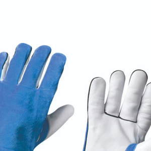 Gants de soudage en cuir de vache de 16 pouces, résistants à la chaleur, ignifuges, respirants, confortables, anti-éclaboussures, protection contre les éclaboussures de métal fondu - Product Image 3