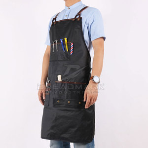 Delantales de Barbero de Cuero de Primera Calidad, Sanitarios, Duraderos y Modernos, Ligeros, Personalizables, Servicios OEM, Precio al por Mayor - Product Image 3