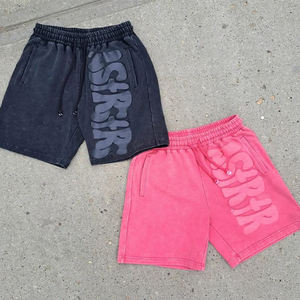 Short d'été vintage OEM pour hommes en nylon/coton de haute qualité taille moyenne respirant séchage rapide écologique personnalisé rue solide - Product Image 1