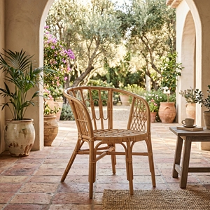 Mexico <b>Chair</b> Teak Wood Core <b>Foldable</b> Outdoor Seating Premium Handwoven Armchair Anti-Dust Mite Resort Style Patio Furniture - Product Image 2