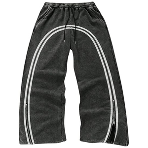 Customized Winter New Fashion Men's High Casual Breathable Heavyweight Cargo <b>Pants</b> Quick-Drying Plus Size Straight Ice <b>Silk</b> - Product Image 1