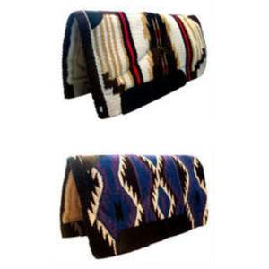 Manta de Silla de Montar Western Premium de Fieltro de Lana 100% Nueva Zelanda, Absorbente de Impactos, Contorneada, Transpirable, Forrada de Vellón, Duradera - Product Image 5