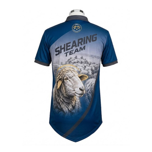 Custom Sheep <b>Shearing</b> Polo Shirt Oem Odm Premium Full Sublimation Lightweight Workwear Manufacturer - Product Image 2
