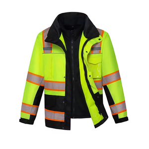 Chaqueta de Seguridad de Alta Visibilidad para Obras de Construcción, Chaqueta de Trabajo de Seguridad para Hombre, Chaqueta de Seguridad Reflectante - Product Image 1
