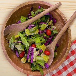 Juego de cuencos de madera de mango al por mayor con ensaladeras grandes, tazas y utensilios para servir aperitivos, dulces, fruta, aperitivo, exhibición de cocina - Product Image 5