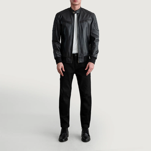 Nouvelle veste en cuir pour homme de qualité supérieure, personnalisée, élégante, best-seller, résistante au vent et respirante, en vente - Product Image 5