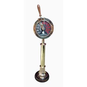<b>Antique</b> <b>Brass</b> Nautical Ship Telegraph Circular Gold-Plated Polished Decorative Collectible Art Piece Vintage Home Decor Items - Product Image 3