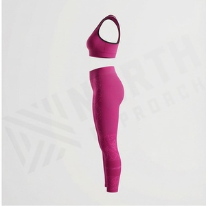 Conjunto Deportivo para Mujer, Leggings y Bra Deportivo sin Costuras, Tallas Grandes, Ropa Deportiva para Gimnasio, Yoga y Fitness - Product Image 3