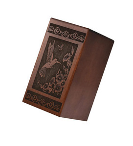 Urnes funéraires en bois pour cendres humaines adultes, personnalisables - Product Image 1