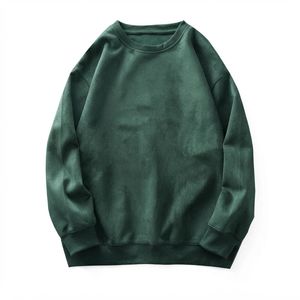 Sweat-shirt décontracté ample à capuche pour homme, 100 % coton, anti-boulochage, épais, de haute qualité, collection Printemps, vente en gros - Product Image 4