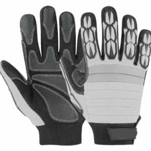 Gants de travail mécaniques robustes, nouvelle conception, cuir synthétique renforcé, Amara résistant à l'abrasion, injection TPR, gants de sécurité - Product Image 6