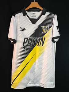 PUFFIN SPORTS Camiseta de Fútbol Sublimada Personalizada Unisex, Manga Corta, Cuello en V, Poliéster que Absorbe la Humedad, Ropa Deportiva de Talla Grande - Product Image 6