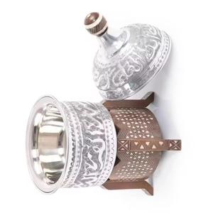 Casserole de luxe en acier inoxydable avec couvercle et poignée dorée, pot de service pour buffet, ustensiles de cuisine pour la restauration hôtelière - Product Image 6