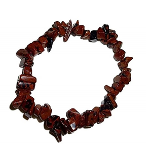 High Quality Chip <b>Bracelet</b> Natural Mahogany Obsidian Chip <b>Bracelet</b> <b>Crystal</b> Stone Chip <b>Bracelet</b> Gemstone Women Colorful Energy - Product Image 6