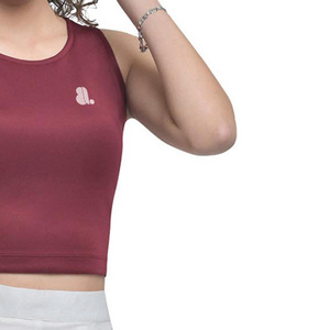 Women's Tank <b>Tops</b> Spandex Cotton Jersey Fabric Quick Dry Breathable Eco-Friendly Casual O-Neck - Product Image 2
