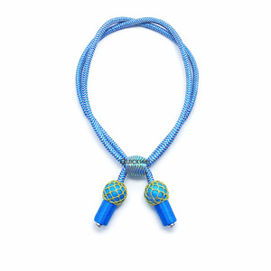 Cordons de chapeau pour uniforme de cérémonie Cordon de chapeau de cérémonie de qualité supérieure Couleur bleue et bleu ciel personnalisée - Product Image 1