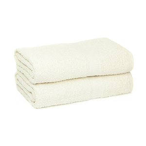 Ensemble de serviettes de bain en coton blanc, couleur unie, rectangulaires, teintes, douces pour la peau, style usage domestique - Product Image 5