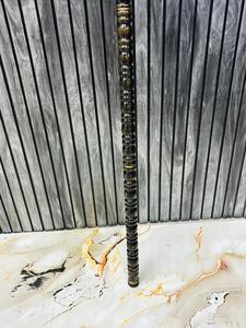 Canne de marche artisanale en bois de hêtre poli avec poignée sculptée, design mural, vintage, Saint-Valentin, remise de diplôme - Product Image 4