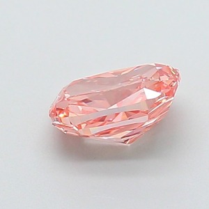 Diamant de laboratoire IGI rose orangé vif fantaisie modifié taille coussin de 1,32 carat, clarté VVS2, taille excellente, pierre précieuse de luxe pour bijoux - Product Image 5