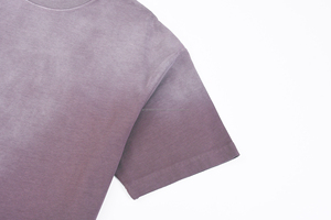 Camisetas de lavado ácido Logo personalizado 100% algodón Camiseta Heavyweight 220gsm Oversized 100% algodón, camiseta para hombres, ajuste suelto - Product Image 4