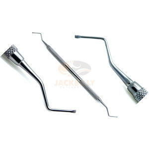 JACKBILLY Curettes dentaires double extrémité 815-A pour restauration, cuillères en acier de 1,2 mm, instrument d'orthodontie pour détartrage profond - Product Image 1