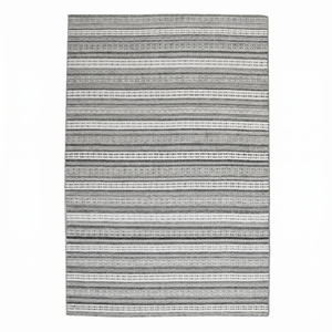 Tapis en laine tufté à la main gris ivoire, motif galets organiques, antidérapant, écologique, à poils épais, pour salon et hôtel - Product Image 1