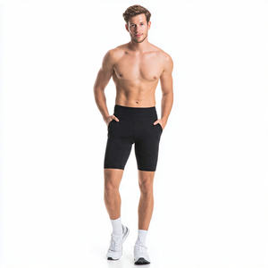 Pantalones Cortos de Compresión para Hombre, Cintura Alta Elástica, Secado Rápido, para Correr, Gimnasio y Entrenamiento - Product Image 5