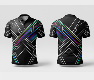 เสื้อโปโลแบบซับลิเมชั่นสั่งทำพิเศษ – รับทำโลโก้และดีไซน์ตามต้องการ สำหรับผู้ชาย ผู้หญิง และเยาวชน แห้งเร็ว ระบายอากาศได้ดี เหมาะสำหรับการเล่นกีฬา - Product Image 6