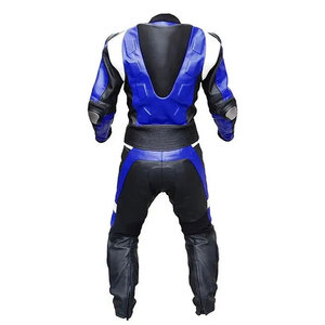 Enjoy Long Rides Comfortably In This Two-Piece Leather Motorbike Suit Upgrade Your Riding Gear Collection Leather Riding Suit - Product Image 3