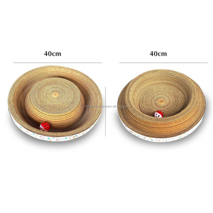 Bán buôn thân thiện với môi mèo scratcher với đồ chơi tập tin đính kèm, kết hợp vui vẻ và trầy <span class=keywords><strong>x</strong></span>ước, mèo đồ nội thất, thiết kế chơi tương tác - Product Image 4