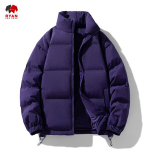 เสื้อแจ็คเก็ตพัฟเฟอร์คุณภาพสูงแบบกำหนดเองสำหรับผู้ชาย ผู้ใหญ่ และเด็ก  โลโก้แบบกำหนดเอง ดีไซน์ ODM ลายเรียบ - Product Image 6