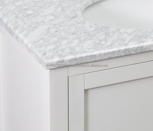 Luxury Modern 36" Solid Wood Plywood Floor Mounted Bathroom <b>Vanity</b> Combo Marble Basin Durable Construction Soft Closing <b>Drawers</b> - Product Image 6