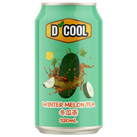 Teh Buah Rasa Jeruk Nipis Hibiscus Blueberry Monk Fruit 320ml Kaleng Aluminium D'COOL (Layanan Label Pribadi) Buatan Vietnam 18-24