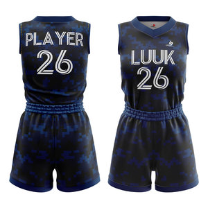 Ensemble d'uniformes de basketball pour femmes en gros – Maillot et short personnalisés en polyester anti-humidité – Fournisseur de tenues d'équipe sous marque privée - Product Image 4