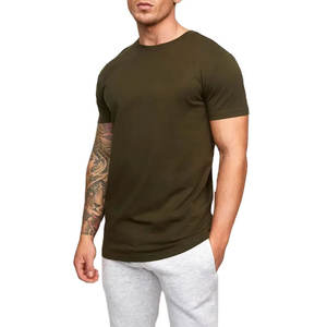 T-shirt personnalisé pour homme en olive foncé |   T-shirt d'été à manches courtes et col rond 100% coton |   Coupe classique, écologique, respirant, séchage rapide - Product Image 1