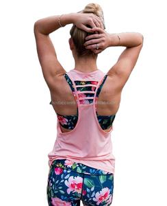 Nueva llegada de alta calidad ropa activa camisetas sin mangas para niñas por encargo elegante verano transpirable Tops encaje más opciones de tamaño - Product Image 1