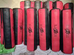 Good Quality Fairtex Style Muay Thai Heavy Punching <b>Bag</b> PU/Leather Boxing & MMA <b>Training</b> <b>Bag</b> with Custom Logo - Product Image 2