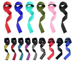 Gym Lifting Straps 23" Cotton Wrist Straps for Weightlifting Workout Powerlifting <b>Strength</b> <b>Training</b> and Deadlifts for Men - Product Image 6