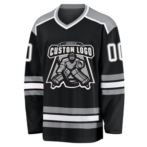 Mejor Jersey de Hockey sobre Hielo Invierno 2026, Logotipo Frontal Personalizado, Servicio OEM, 100% Poliéster Impreso, Tallas Grandes, Secado Rápido - Product Image 1