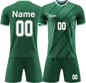 Ensemble d'uniformes de football à séchage rapide, classique, pour hommes et femmes, kit d'entraînement de football avec maillot et short, short durable - Product Image 5